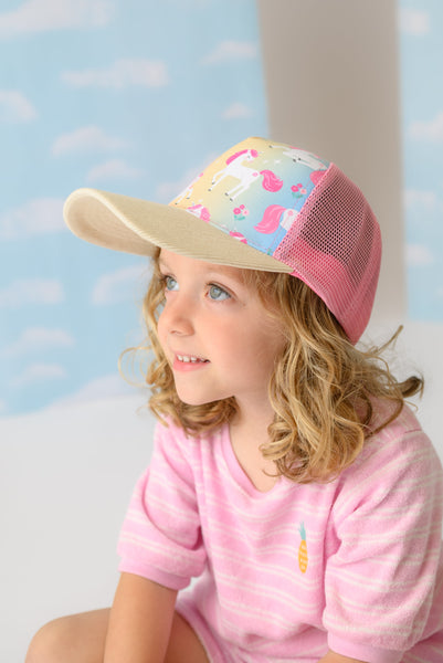 NEW! FJKxZOO - Toddler/Kids Printed Ball Cap - Unicorn