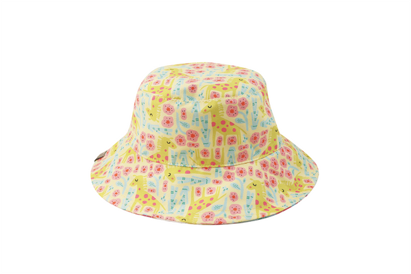NEW! FJKxZOO - Reversible Baby & Kids Patterned Sun Hat - Unicorn | Giraffe