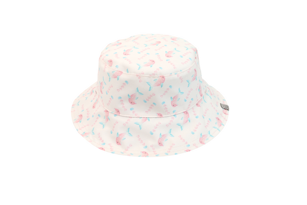 Reversible Baby & Kids Patterned Sun Hat - Dolphin | Jellyfish