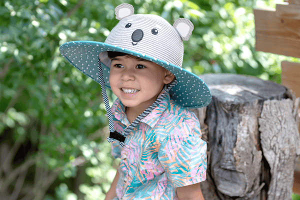 Kids Lifeguard Straw Hat - Koala