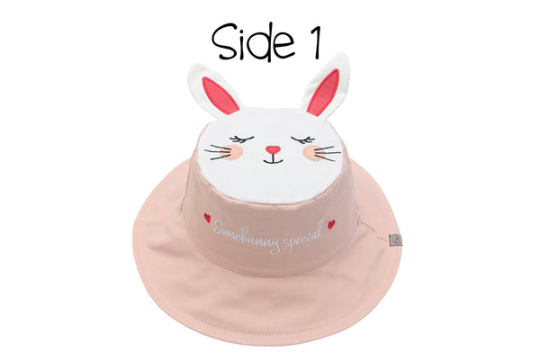 Reversible Baby & Kids Sun Hat - Bunny & Deer
