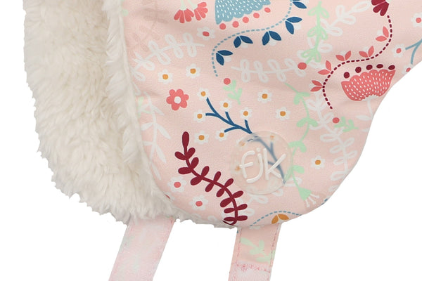 Kids & Baby Water Repellent Trapper Hat - Floral