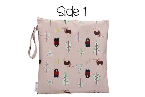 Kids 2-Sided Wet Bag - Moose | Cottage