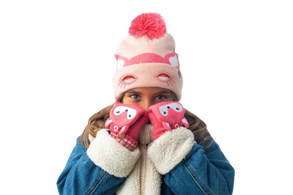 Kids Knitted Beanie - Deer